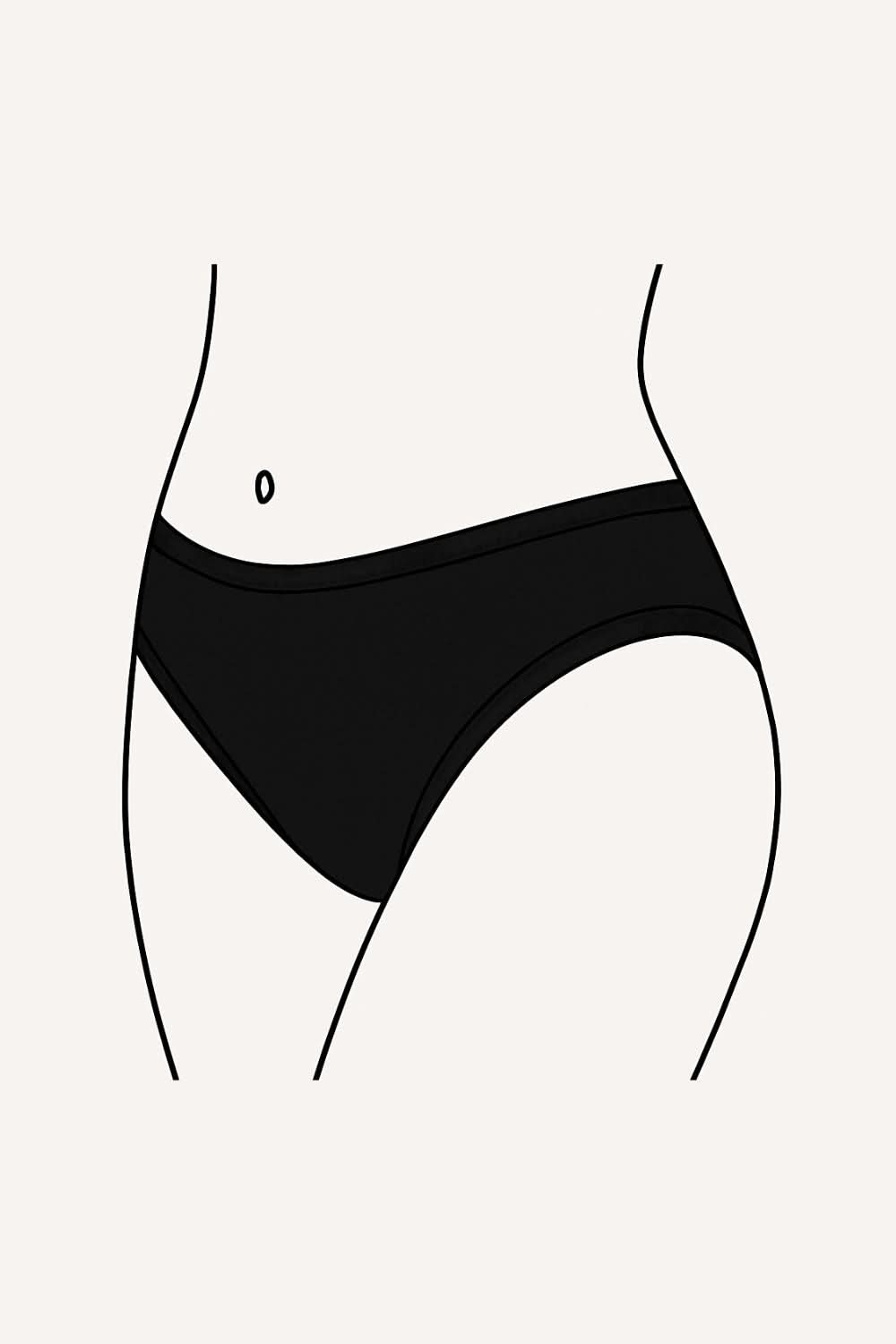 תחתוני מחזור שחורים לנערות