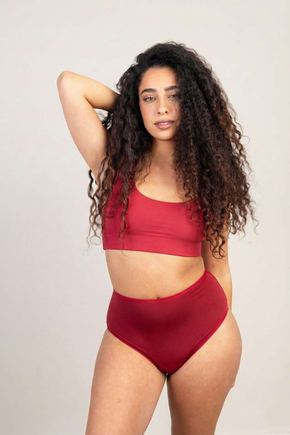 [cap] שקד · מידה S #צבע_דובדבן